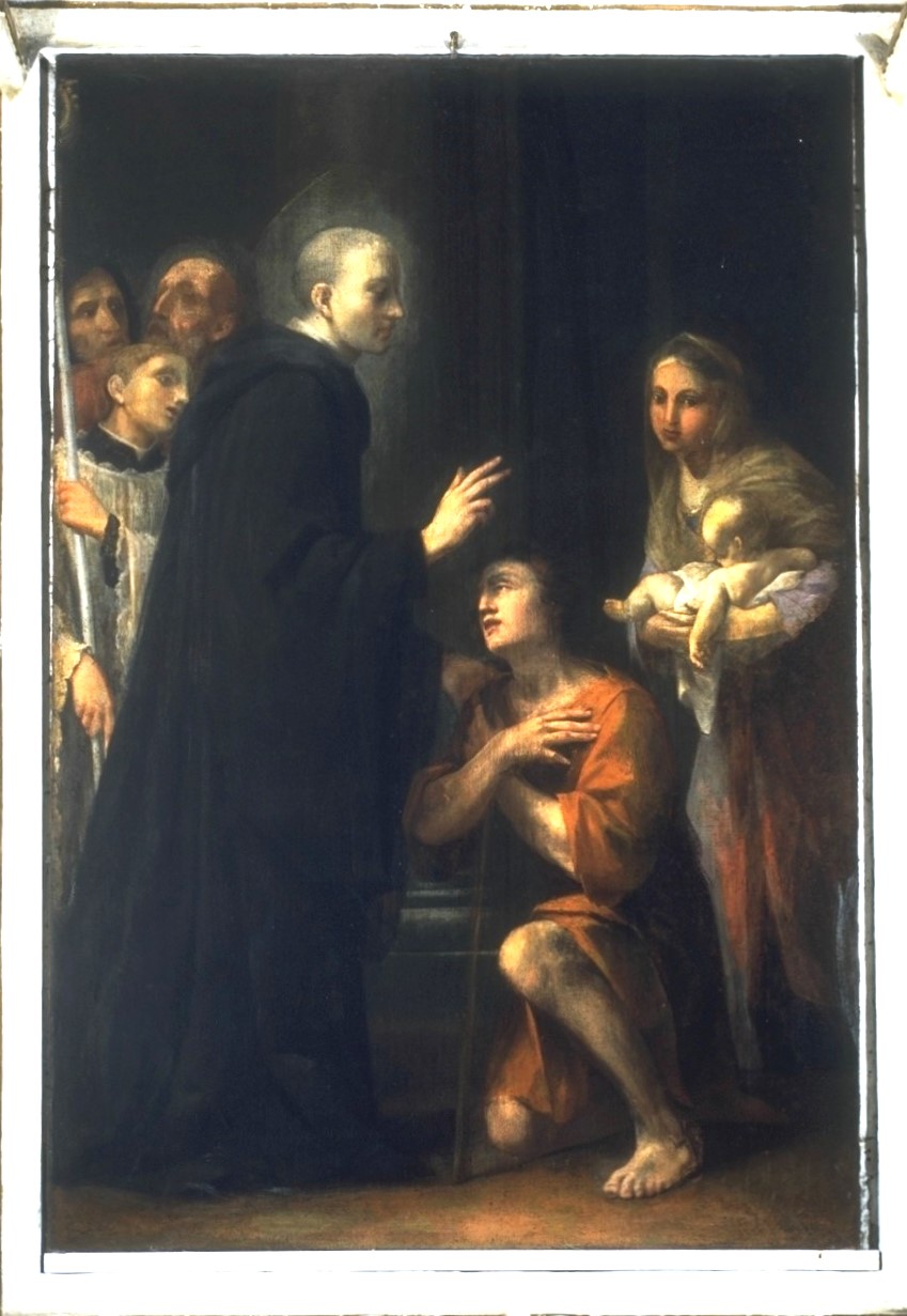 Tela di Francesco Mancini (XVIII Sec.) Miracolo di San Mauro